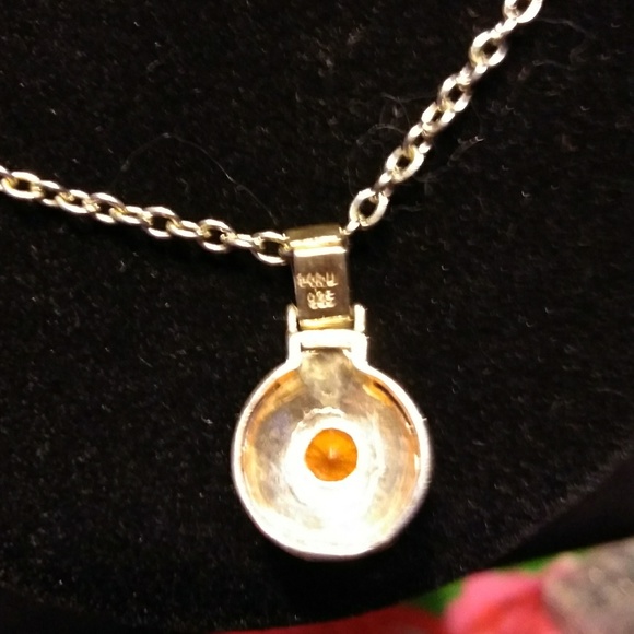 Gorgeous Purple Stone Pave Pendant - Picture 2 of 2